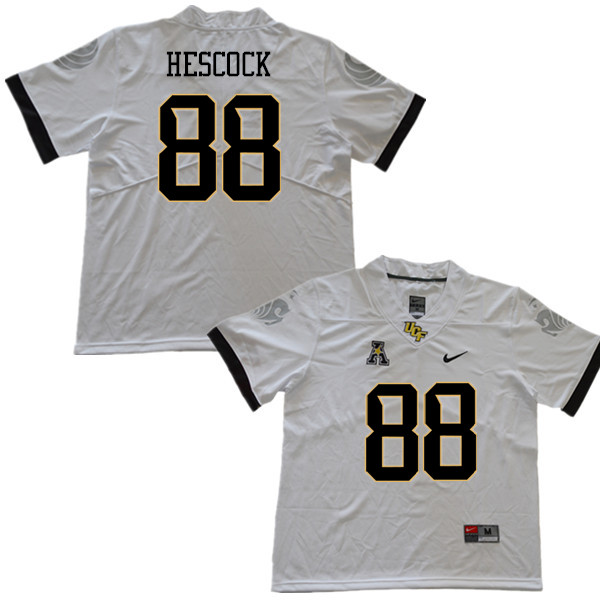 Men #88 Jake Hescock UCF Knights College Football Jerseys Sale-White - Click Image to Close